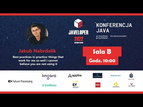 💻 Best practices in practice - Jakub Nabrdalik