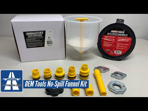 OEM Tools No-Spill Coolant Funnel Kit 87009