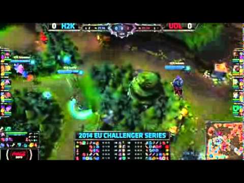 H2K Gaming H2K vs Unicorns of Love UOL Game 1 EU Challenger Series SemiFinal Playoffs HQ