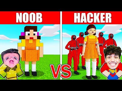 NOOB VS HACKER: HO BARATO NELLA GARA DI COSTRUZIONI DI SQUID GAME 2 su MINECRAFT!