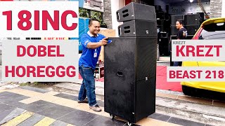 Download lagu SPEAKER PORTABEL 18INC X2 MONSTER HOREGGG Krezt Beast 218 mp3
