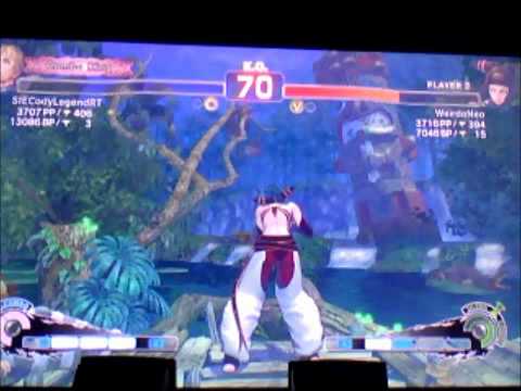 SIECodylegendRT(Cody) Vs. WierdoNeo(Juri) SSF4AE Rank Match Casuals.