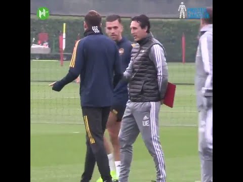 Wow the audio from Özil's argument with Emery has been released...