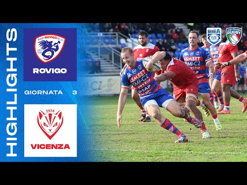 ROVIGO - VICENZA | Giornata 3 | Serie A Elite | Highlights