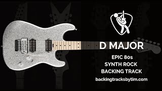 Download lagu Epic 80s Synth Rock Backing Track in D Major | 100 BPM mp3