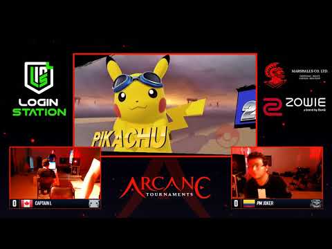 Arcane 2018: Captain L (Pikachu) vs Joker (Wario/Olimar) - Top 48