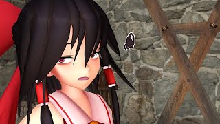 【東方MMD】霊夢と早苗がマッサージするようです