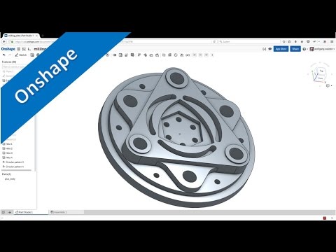 5 4 Fraesplatte Milling plate Onshape Training Part Design