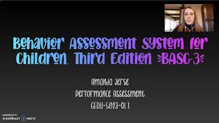 GEDU5023: Performance Assessment- BASC3
