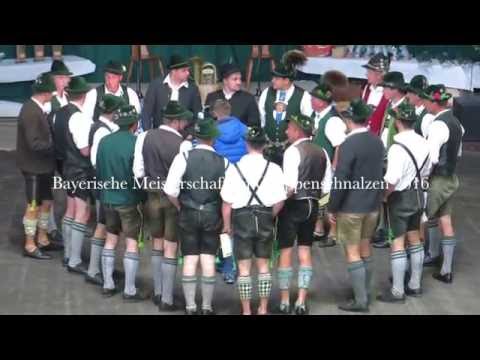 Goaßlschnalzen Bayerische Meisterschaft 2016 Miesbach 1.-3. Platz HD