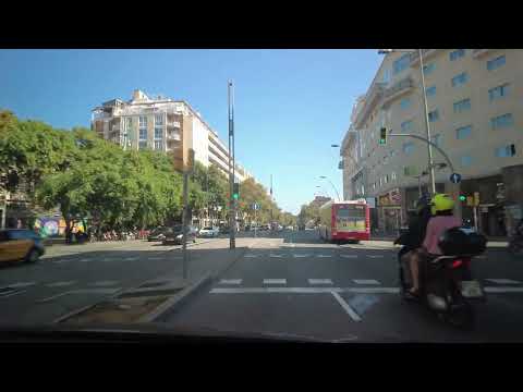 Driving tour in Barcelona October 2022 I Cruise terminal I Spain