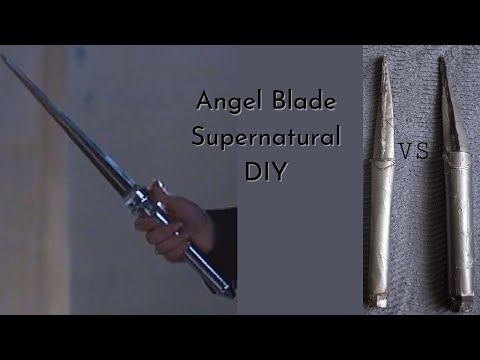 DIY Angel blade (Supernatural) + my cosplay of Dean Winchester