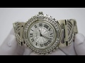 Видеообзор Женские серебряные часы 0521