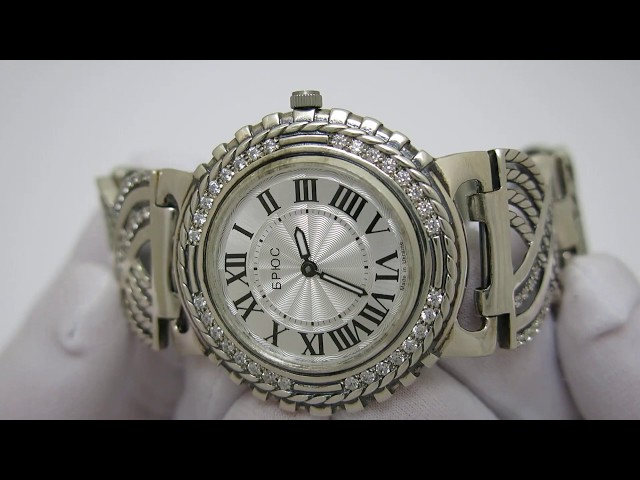 Женские серебряные часы 0521 Видеообзор
