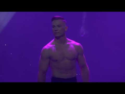 Aerial Straps act ,,Midnight Memories'' performed by Maciej Labutin