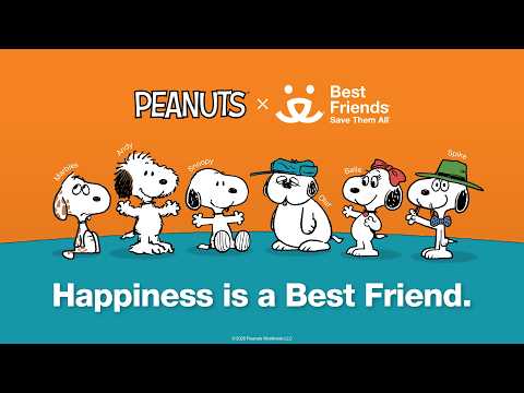 PEANUTS x Best Friends Animal Society: Saving Pets’ Lives Together