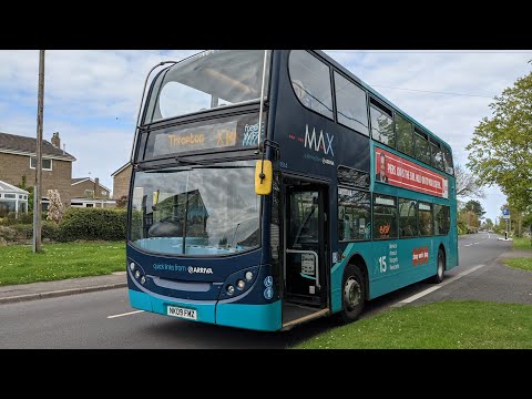 A1 THRASH | Route X14: 7514/NK09FMZ - ADL Enviro 400