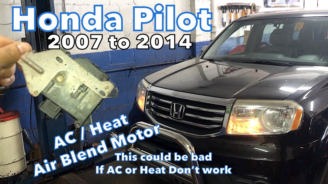 Honda Pilot 2007 to 2014 blend door actuator   AC and Heat Control motor   #noheat #noac