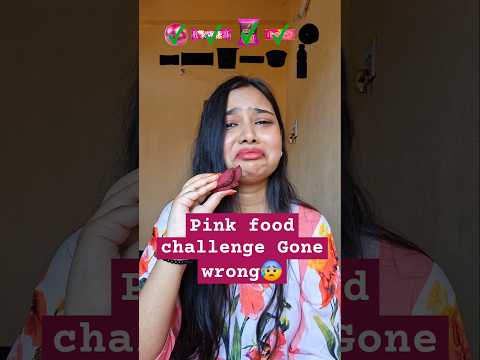 food challenge #shorts #telugu #food #pinkfoodchallenge #challenge #viralshorts #trendingshorts