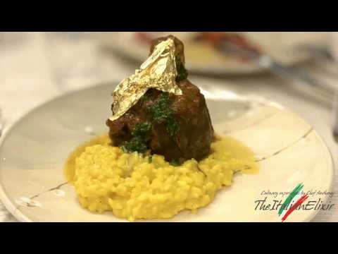 Venison Osso Buco by Chef Anthony , Ossobuco di daino con Risotto alla Milanese