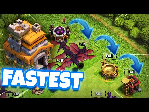 Fastest Way To Upgrade TH 7 | Clash Of Clans