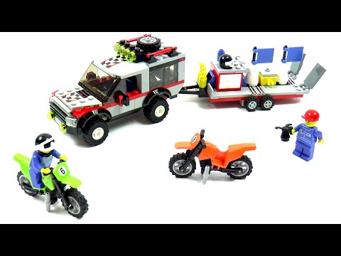 Vidéo LEGO City 4433 : Le transporteur de motos tout-terrain