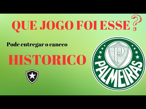 PALMEIRAS VENCE BOTAFOGO EM VIRADA HISTORICA