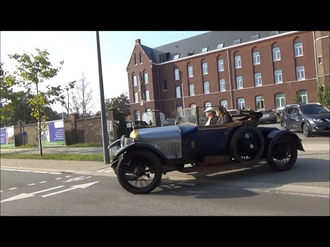 Thumbnail for Oldtimers leaving car event 1919 minerva, DeLorean, Lotus Omega, Buick straight 8 and more by Buick, Ferrari, Supercar, BMW, Car
