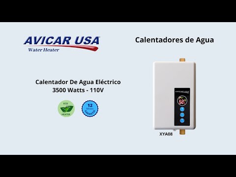 Calentador de Agua Eléctrico de 3500 Watts -110V 32A (XYA08W)