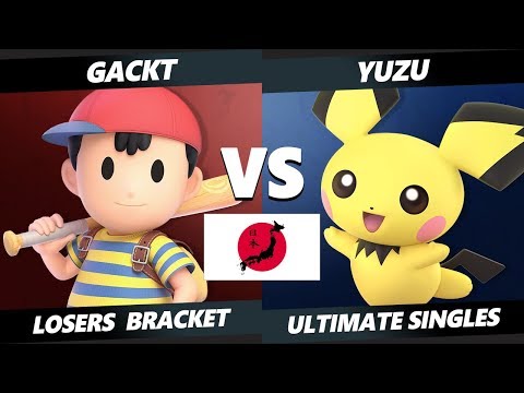 Japan Smash Ultimate Tournament - Gackt (Ness) Vs. Yuzu (Pichu) SSBU Losers Bracket