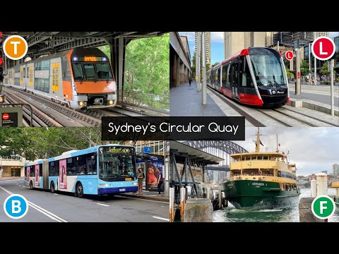 Sydney Trains Vlog 1700: Sydneys Circular Quay