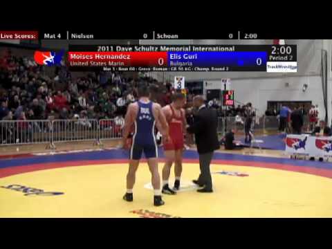 Schultz Greco 96kg Moises Hernandez (USMC) vs. Elis Guri (BUL)