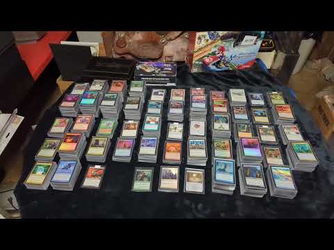 Sorting All Magic Cards Alphabetically + Got Another Amazon Package + 500 Card Pickup + Cleaning Up