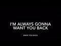 Want You Back-5 Seconds Of Summer lyrics! Want You Back-5 Seconds Of Summer lyrics!