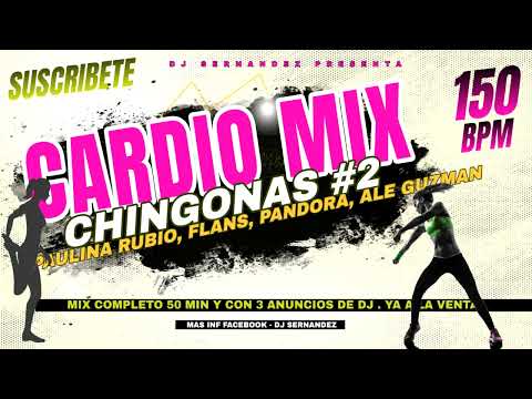 CARDIO MIX DEMO - CHINGONAS 2 - A 150 BPM #cardiomix #cardiointenso #cardiofitness