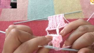 Easy Hindi Knitting Universal Design No # 39 (यूनिवर्सल बुनाई नमूना )