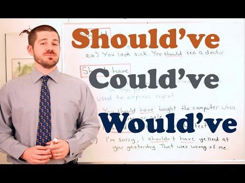Grammar Series - How to use Should have, Could have and Would have