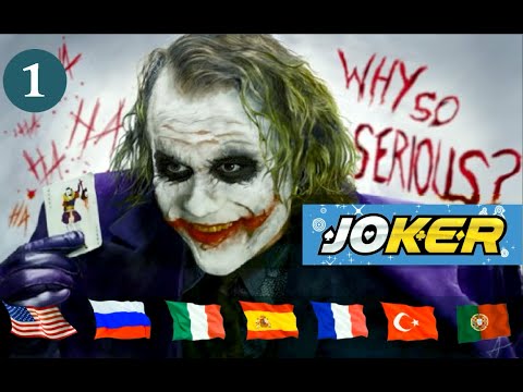 "WHY SO SERIOUS?" — Joker in different languages [The Dark Knight, 2008]