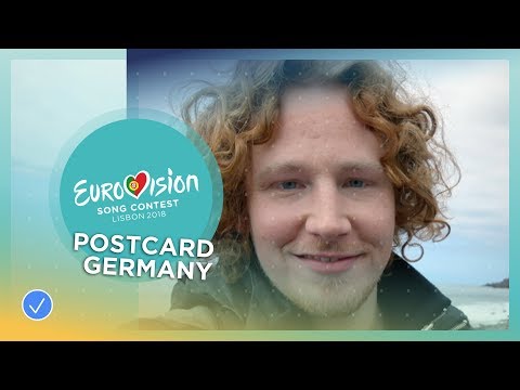 Postcard of Michael Schulte from Germany - Eurovision 2018