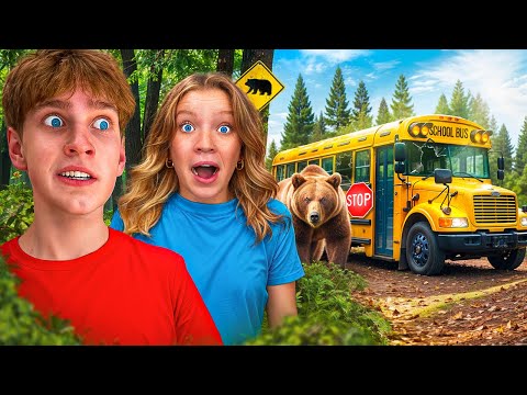 We Found a SECRET School Bus in the Woods - THE MOVIE