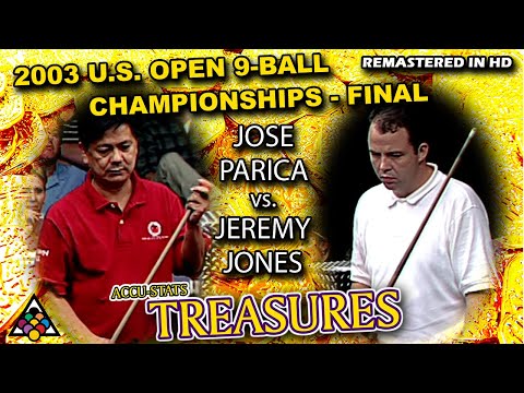 JEREMY JONES vs JOSE PARICA - 2003 US Open 9-Ball Championship Final