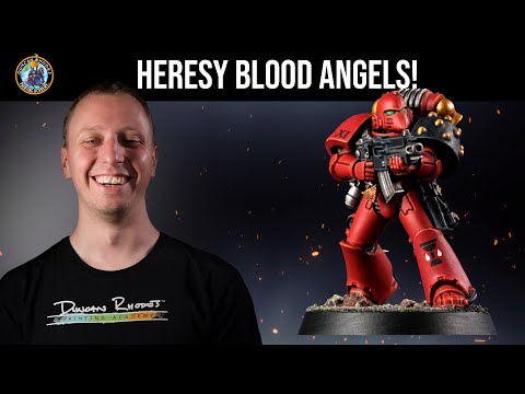 How to Paint Heresy era Blood Angels Legionaries for Warhammer | Duncan Rhodes