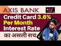 Har Mahine Aap Se Itna Charge Liya Jata Hai | Axis Bank Credit Card Interest Rate 2024 | Axis Bank