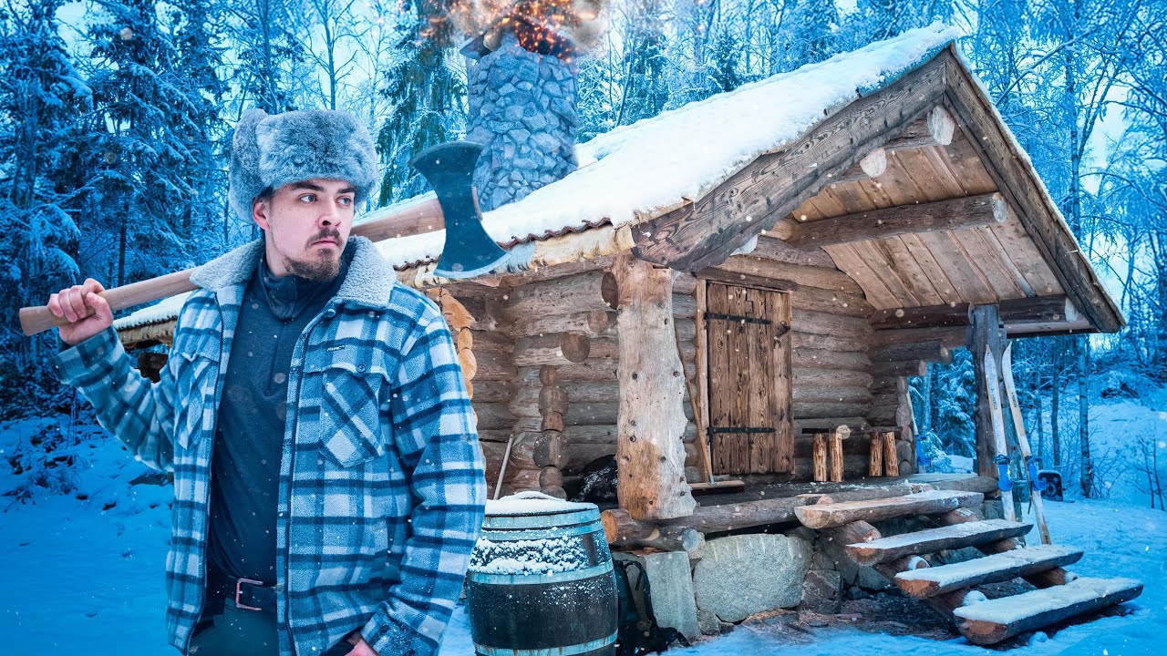 2 YEARS Finishing My Wilderness Log Cabin Alone