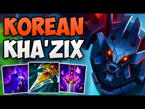 PERFECT KHA'ZIX JUNGLE GAMEPLAY BY CANYON IN KR CHALLENGER! | CHALLENGER KHA'ZIX JUNGLE | Patch 13.8