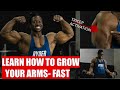 HOW TO GET BIGGER ARMS FAST- KWAME DUAH