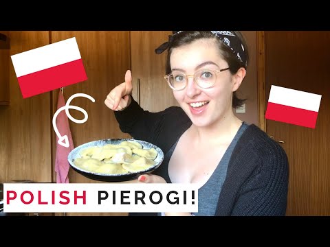 Scottish Girl Tastes POLISH PIEROGI!