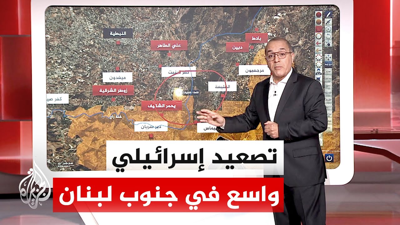 عبر الخريطة التفاعلية.. معارك جنوبي لبنان وحزب الله يدمر 3 دبابات ميركافا للج?