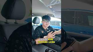 Cách kiểm tra dung lượng ác quy 12V của dòng xe VinFast #car #vinfast 