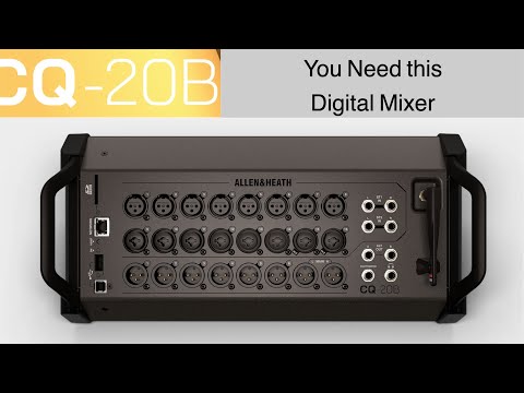 Allen & Heath CQ 20B  Portable Digital Mixer. Product Description | In English